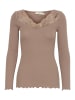 Fransa Langarm-Shirt FRHIZAMOND Slim fit in Walnut