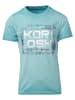 KOROSHI Kurzarm T-Shirt in grun