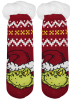 The Grinch The Grinch Hüttensocken Haussocken Kuschelsocken Wintersocken Socken in rot