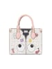 myMo Women Handbag in White Pink