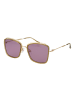 Ana Hickmann Frauen Sonnenbrille Quadratisch Gold