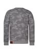 naketano Sweatshirt Rainerius Dark Grey Melange (Camouflage)