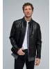 Salsa Jeans Lederjacke Biker in Black