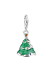 Thomas Sabo Weihnachtsbaum Charm in silber, bunt