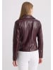 Felix Hardy Lederjacke in Bordeaux
