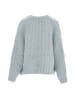 ebeeza Damen Strickjacke in Hellblau