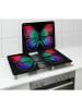 Wenko Herdabdeckplatte Universal Mod. Butterfly by Night 2er Set, Herdabdeckplatte Universal Butterfly by Night 2er Set in Mehrfarbig