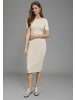 Laura Scott Strickkleid in sand-melange