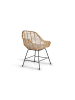 Giner y Colomer 2-er Set:  Stühle Stühlen aus Rattan in Beige