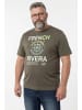 Men Plus Kurzarm T-Shirt in dunkeltaupe