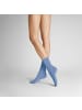 Hudson Socken Relax Fine Rollrand in Water blue