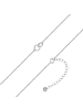 Glanzstücke München Kette aus Sterling Silber mit Zirkonia in silber