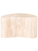 Beliani Couchtisch BILPA in Beige - (W) 35 x (H) 33 x (L) 57 cm