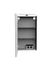 Fackelmann LED-Spiegelschrank SBC in grau-40(B)x68(H)x15,3(T)cm