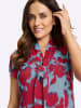 Heine Druckbluse in erdbeere-eisblau-bedruckt