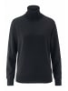Hessnatur Hessnatur Rollkragenpullover Relaxed aus reiner Bio-Merinowolle in schwarz
