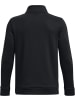 Under Armour Longsleeve "Armour Fleece Hoodie mit ¼ Zip" in Schwarz