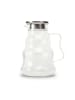relaxdays Glaskaraffe in Transparent/ Silber - 1688 ml