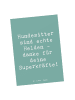 Mr. & Mrs. Panda Postkarte Spruch Hundesitter Helden mit Spruch in Meeresbrise