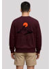 F4NT4STIC Sweatshirt Escape Discover the World Mountain in maroon