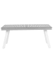 Beliani Esstisch PERETA in Grau/Weiß - (W) 100 x (H) 73 x (L) 175 cm
