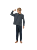 Schiesser Pyjama in Dunkelblau