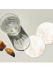 OnlyWow Glasuntersetzer 6er-Set Marmor