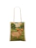 Mr. & Mrs. Panda Tote Bag Sternzeichen Stier Design ohne Spruch in Weiß