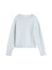 Marc O'Polo Loose-Fit Strickpullover mit U-Neck in Light Blue