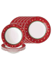 Villeroy & Boch 12er Set Tafelservice Toy's Delight rot in rot