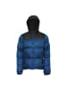 Fumo Herren Wattierte Steppjacke in Dunkelblaugrün Schwarz