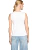 Zero  Basic Shirt mit V-Ausschnitt in Brilliant White