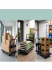 relaxdays Transportwagen in Schwarz - 300 kg
