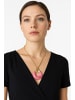 collezione alessandro Kurze Kette " Marble Glow " in pink