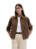 Marc O'Polo Leinenbluse regular in Burnt Coffee Melange