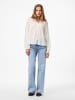 Pieces Bluse in Cloud Dancer