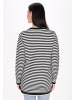 usha BLUE LABEL Women Cardigan in Black Stripes
