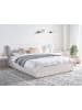 Beliani Doppelbett MONTLAUR in Weiß - (W) 169 x (H) 89 x (L) 216 cm