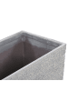 Beliani Outdoor Blumentopf EDESSA in Grau - (W) 70 x (H) 50 x (L) 29 cm