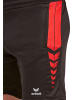 erima Six Wings Shorts in schwarz/rot