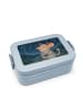 Mr. & Mrs. Panda Lunch Box Stier Astrologie Design ohne Spruch in Blau Pastell
