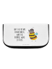 Mr. & Mrs. Panda Waschtasche Hummel flauschig mit Spruch in Weiß