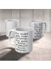 Mr. & Mrs. Panda Tasse Spruch Juristin Humor mit Spruch in Weiß