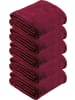 REDBEST Fleece Wohndecke 5er-Pack Amarillo in bordeaux