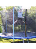 relaxdays Trampolin Leiter in Silber - 96 cm