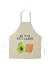 Mr. & Mrs. Panda Grillschürze Avocado Toast mit Spruch in Gelb Pastell