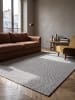 KADIMA DESIGN Kurzflorteppich Uni pflegeleicht Wohnzimmer Schlafzimmer Flur Esszimmer in Grau