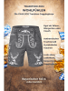 PAULGOS Jogginghose Design Trachten Lederhose Bermuda Shorts Kurz JOK4 in Dunkelgrau