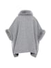 osha Damen Poncho in Hellgrau