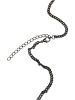 Urban Classics Urban Classics Unisex Love Necklace in gunmetal